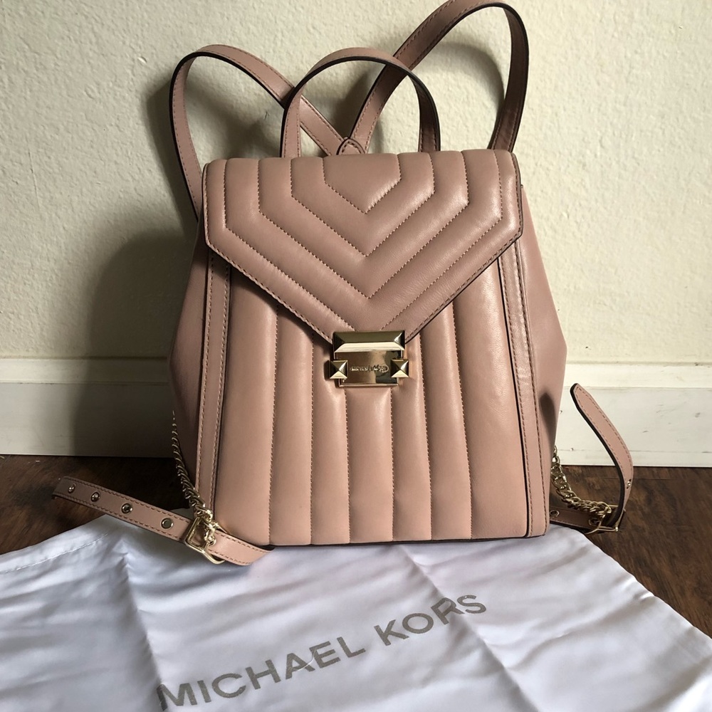 BRAND NEW Michael Kors Whitney Quilted Backpack